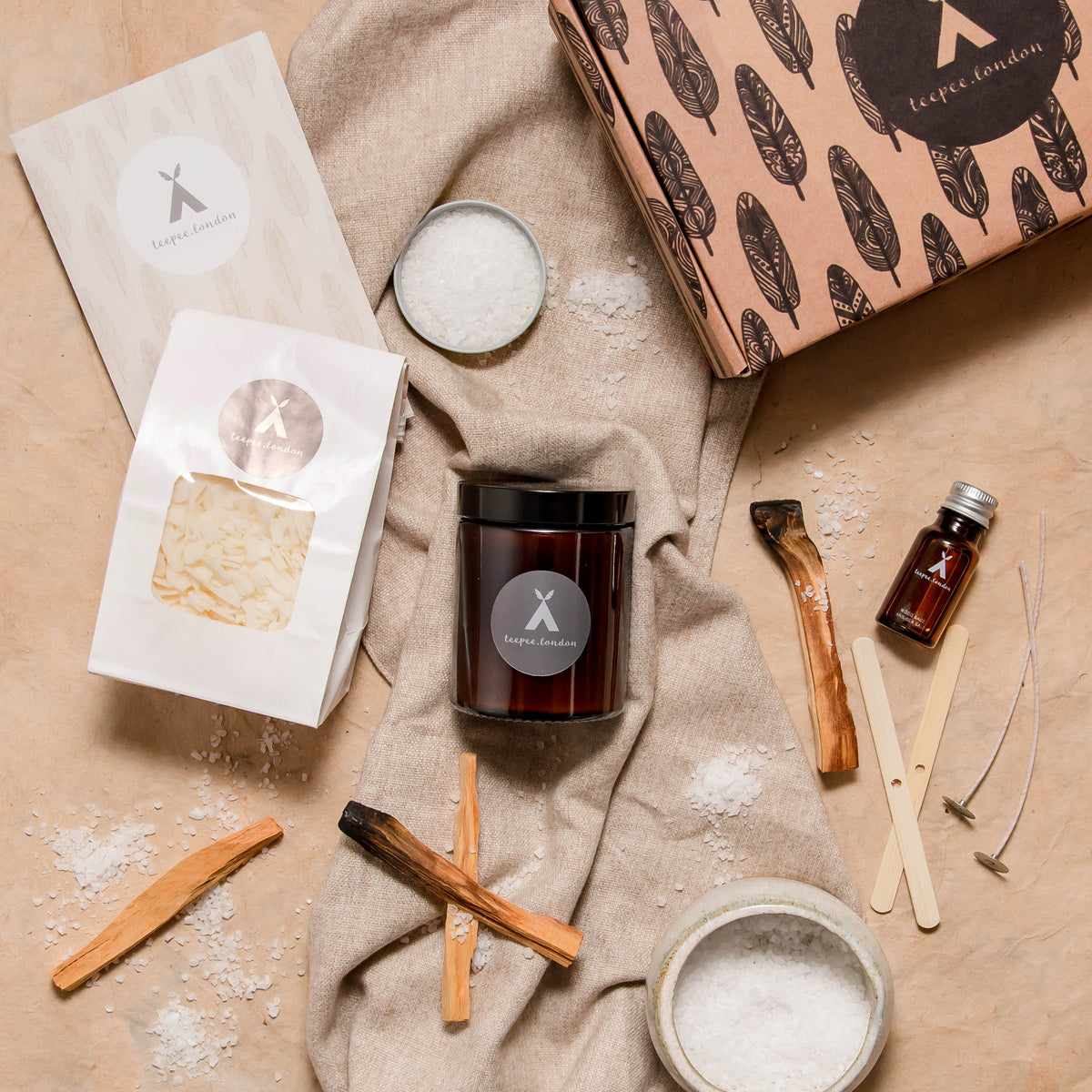 Christmas Scent Soy Candle Making Kit – teepeelondon